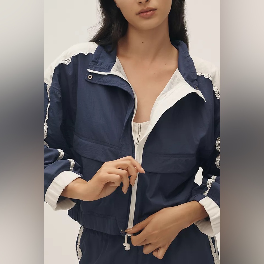 NWT. Anthropologie Daily Practice Windbreaker Track Jacket. NEW